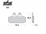 Τακάκια SBS 108HF (FA256)(FD091)